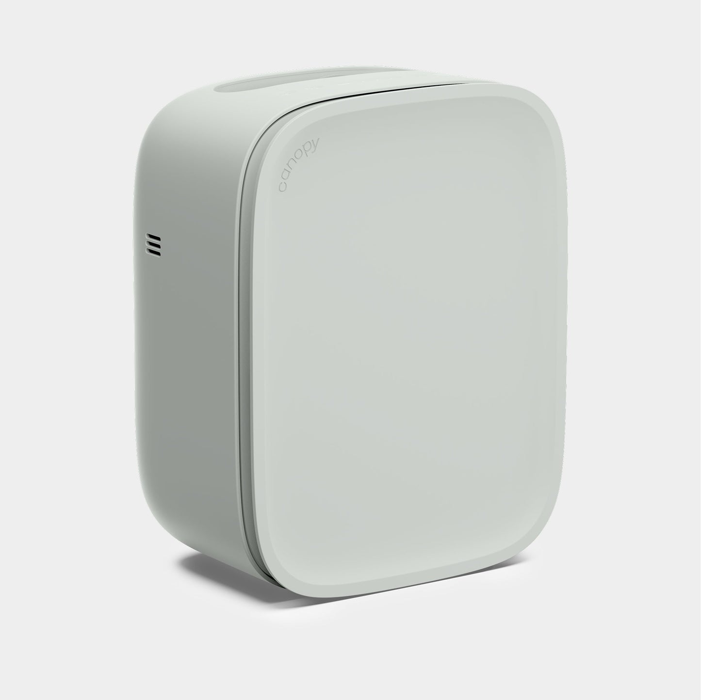 Jade A minimalist, rectangular Canopy Bedside Air Purifier with rounded edges and subtle branding on the front, set against a plain light background.